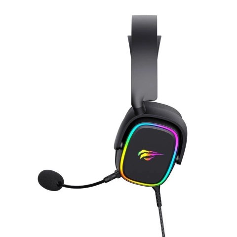 Słuchawki gamingowe Havit H2035U RGB (czarne)