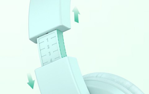 Słuchawki przewodowe Tribit Starlet01 Kids KH01 (zielone)