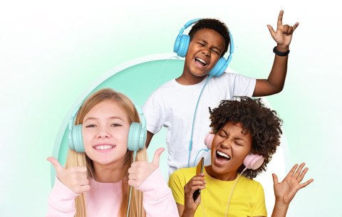 Słuchawki przewodowe Tribit Starlet01 Kids KH01 (zielone)