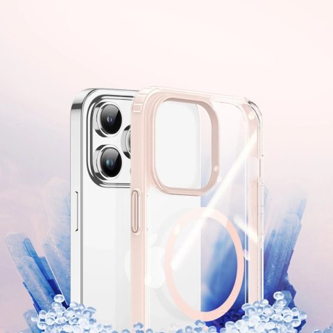 Dux Ducis Clin2 etui iPhone 14 Pro magnetyczny pokrowiec MagSafe różowe