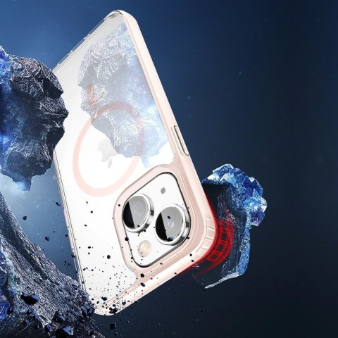 Dux Ducis Clin2 etui iPhone 14 magnetyczny pokrowiec MagSafe różowe