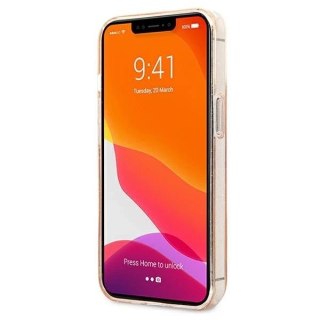 Etui Karl Lagerfeld KLHCP13XKHTUGLGO do iPhone 13 Pro Max 6,7" hardcase Glitter Karl`s Head