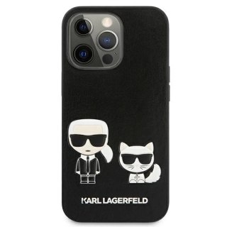Etui Karl Lagerfeld KLHCP13XPCUSKCBK do iPhone 13 Pro Max 6,7" hardcase Ikonik Karl & Choupette