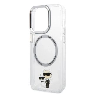 Etui Karl Lagerfeld KLHMP14LHNKCIT do iPhone 14 Pro 6,1" hardcase Iconic Karl&Choupette Magsafe