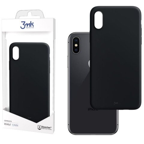 Etui matowe Odporne na telefon obudowa 3mk Matt Case do Apple iPhone X/XS Black