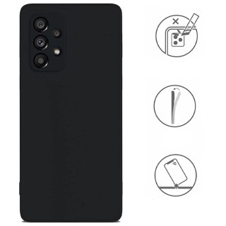 Etui matowe Odporne na telefon obudowa 3mk Matt Case do Samsung Galaxy A53 5G Black