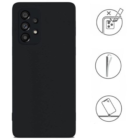 Etui matowe Odporne na telefon obudowa 3mk Matt Case do Samsung Galaxy A53 5G Black