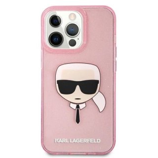 Karl Lagerfeld KLHCP13XKHTUGLP iPhone 13 Pro Max 6,7" hardcase Glitter Karl`s Head