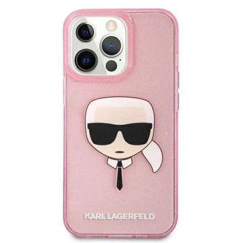 Karl Lagerfeld KLHCP13XKHTUGLP iPhone 13 Pro Max 6,7" hardcase Glitter Karl`s Head