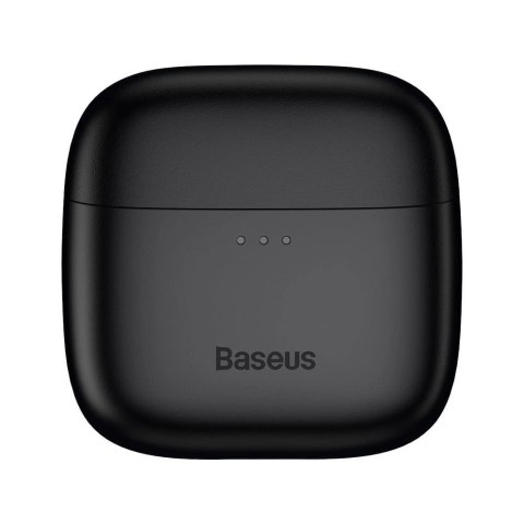 Słuchawki Baseus E8 bezprzewodowe Bluetooth 5.0 TWS douszne wodoodporne IPX5 czarny (NGE8-01)