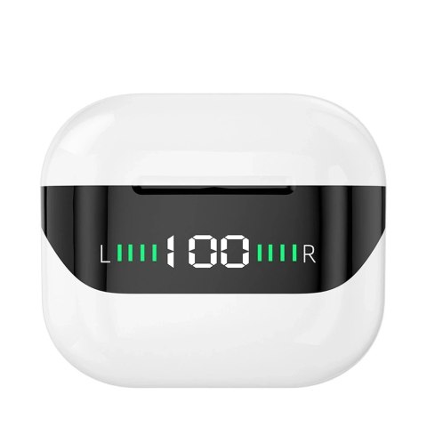 Słuchawki Dudao U15 dokanałowe TWS ze wskaźnikiem stanu naładowania biały (U15)