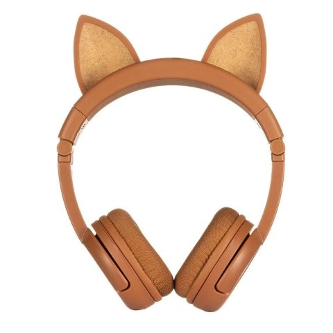 Słuchawki bezprzewodowe dla dzieci BuddyPhones Play Ears Plus fox (brązowe)