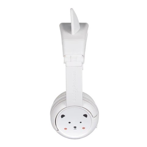 Słuchawki bezprzewodowe dla dzieci BuddyPhones Play Ears Plus panda (białe)