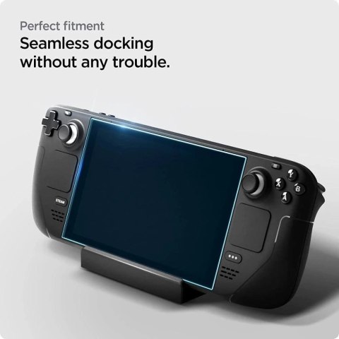 Szkło hartowane Spigen Glas.tr "EZ Fit" do Steam Deck Clear