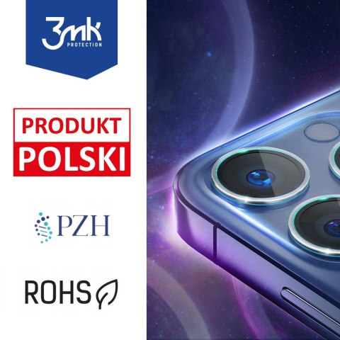 Szkło ochronne na obiektyw telefonu 3mk Lens Protection Pro do Apple iPhone 14 Gold