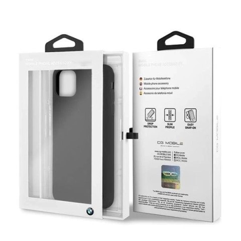 Etui hardcase BMW BMHCN65SILBK do iPhone 11 Pro Max Silicone