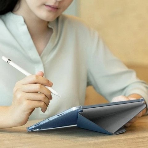 Etui na tablet UNIQ Camden do iPad 10 gen. (2022) / 11 gen. (2025) niebieski/northern blue Antimicrobial