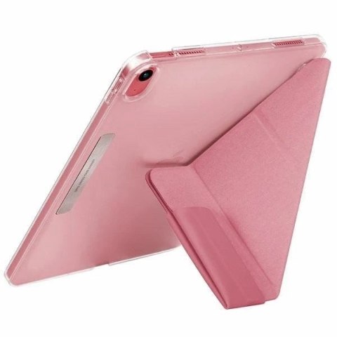 Etui na tablet UNIQ Camden do iPad 11 gen. (2025) / iPad 10 gen. (2022) różowy/rouge pink Antimicrobial