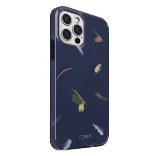 Etui na telefon UNIQ Coehl Reverie do iPhone 12 Pro Max 6,7" niebieski/prussian blue