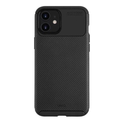 Etui na telefon UNIQ Hexa do iPhone 12 mini 5,4" czarny/midnight black