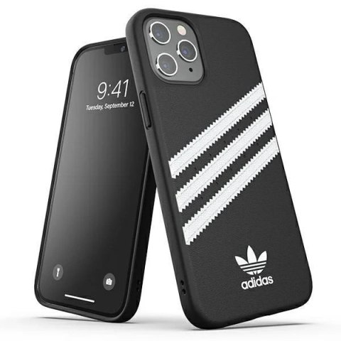 Etui ochronne Adidas OR Moulded Case PU do Apple iPhone 12 Pro Max czarno biały/ black white 42231