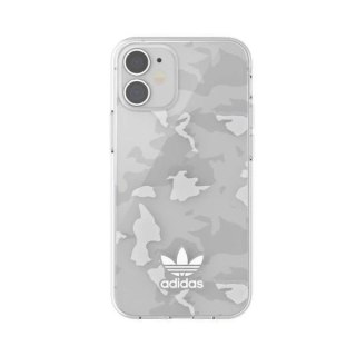 Etui ochronne Adidas OR SnapCase Camo do Apple iPhone 12 Mini przezroczysty/biały 43704