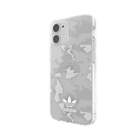 Etui ochronne Adidas OR SnapCase Camo do Apple iPhone 12 Mini przezroczysty/biały 43704