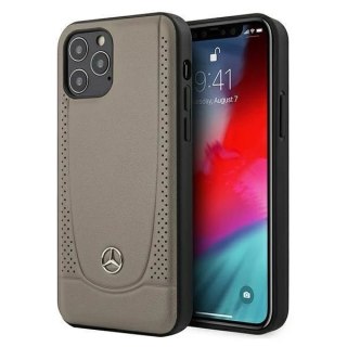Etui ochronne Mercedes MEHCP12LARMBR do Apple iPhone 12 Pro Max 6,7" brązowy/brown hardcase Urban Line