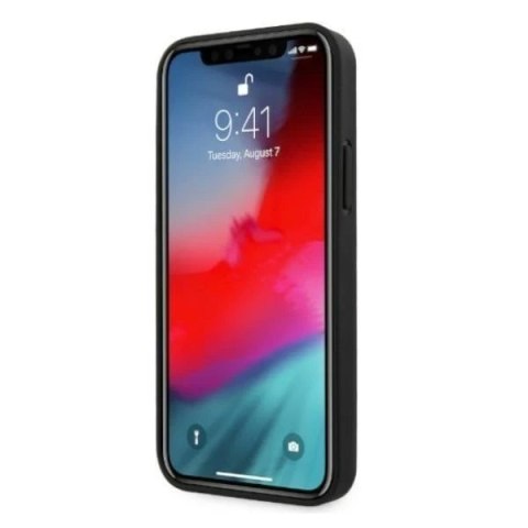 Etui ochronne Mercedes MEHCP12LCDOBK do Apple iPhone 12 Pro Max 6,7" czarny/black hardcase Leather Perforated Area