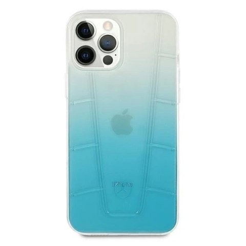 Etui ochronne Mercedes MEHCP12LCLGBL do Apple iPhone 12 Pro Max 6,7" niebieski/blue hardcase Transparent Line