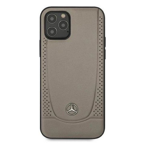 Etui ochronne Mercedes MEHCP12MARMBR do Apple iPhone 12 / 12 Pro 6,1" brązowy/brown hardcase Urban Line