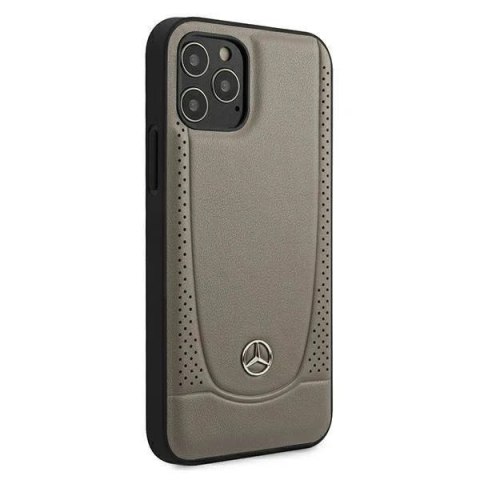 Etui ochronne Mercedes MEHCP12MARMBR do Apple iPhone 12 / 12 Pro 6,1" brązowy/brown hardcase Urban Line