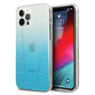 Etui ochronne Mercedes MEHCP12MCLGBL do Apple iPhone 12 / 12 Pro 6,1" niebieski/blue hardcase Transparent Line