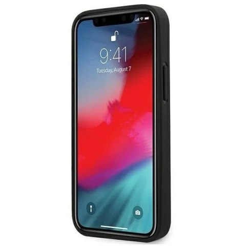 Etui ochronne Mercedes MEHCP12SACABK do Apple iPhone 12 Mini 5,4" czarny/black hardcase Carbon Dynamic Line