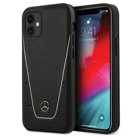Etui ochronne Mercedes MEHCP12SCLSSI do Apple iPhone 12 Mini 5,4" czarny/black hardcase Dynamic Line