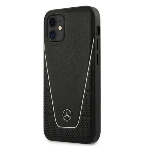 Etui ochronne Mercedes MEHCP12SCLSSI do Apple iPhone 12 Mini 5,4" czarny/black hardcase Dynamic Line