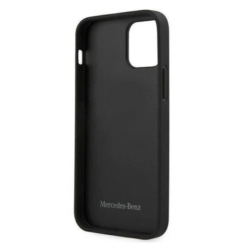 Etui ochronne Mercedes MEHCP12SLSSBK do Apple iPhone 12 Mini 5,4" czarny/black hardcase Strap Line