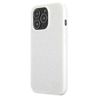 Etui ochronne Mercedes MEHCP13LESPWH do Apple iPhone 13 Pro / 13 6,1" biały/white hardcase Silver Stars Pattern