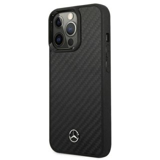 Etui ochronne Mercedes MEHCP13LRCABK do Apple iPhone 13 Pro / 13 6,1" czarny/black carbon hardcase Dynamic Line