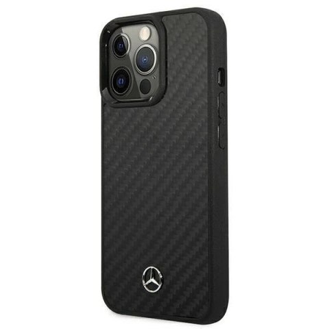 Etui ochronne Mercedes MEHCP13LRCABK do Apple iPhone 13 Pro / 13 6,1" czarny/black carbon hardcase Dynamic Line