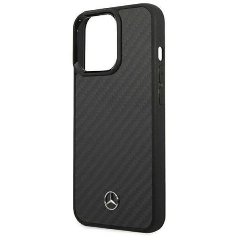Etui ochronne Mercedes MEHCP13LRCABK do Apple iPhone 13 Pro / 13 6,1" czarny/black carbon hardcase Dynamic Line