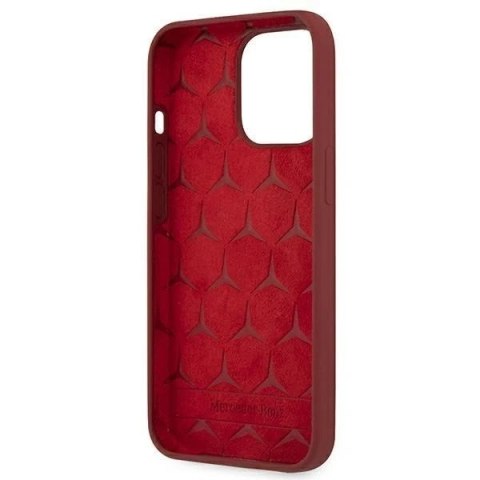 Etui ochronne Mercedes MEHCP13LSILRE do Apple iPhone 13 Pro / 13 6,1" czerwony/red hardcase Silicone Line