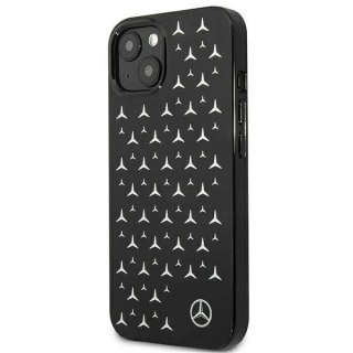 Etui ochronne Mercedes MEHCP13MESPBK do Apple iPhone 13 6,1" czarny/black hardcase Silver Stars Pattern