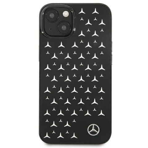 Etui ochronne Mercedes MEHCP13MESPBK do Apple iPhone 13 6,1" czarny/black hardcase Silver Stars Pattern