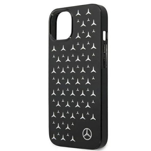 Etui ochronne Mercedes MEHCP13MESPBK do Apple iPhone 13 6,1" czarny/black hardcase Silver Stars Pattern