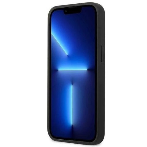 Etui ochronne Mercedes MEHCP13MPSQBK do Apple iPhone 13 6,1" czarny/black hardcase Leather Stars Pattern