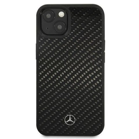 Etui ochronne Mercedes MEHCP13MRCABK do Apple iPhone 13 6,1" czarny/black carbon hardcase Dynamic Line