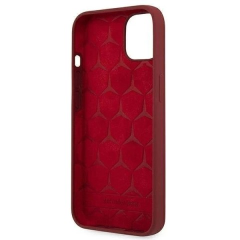 Etui ochronne Mercedes MEHCP13MSILRE do Apple iPhone 13 6,1" czerwony/red hardcase Silicone Line
