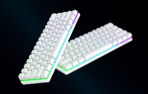 Bezprzewodowa klawiatura gamingowa, mechaniczna BlitzWolf BW-KB0, Red switch, RGB (biała)