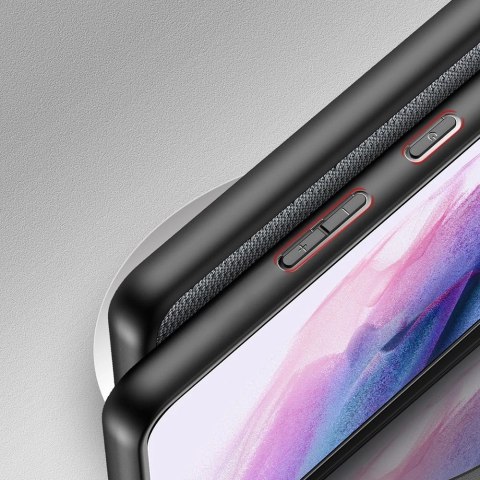 Dux Ducis Fino etui pokrowiec pokryty nylonowym materiałem Samsung Galaxy S22 niebieski